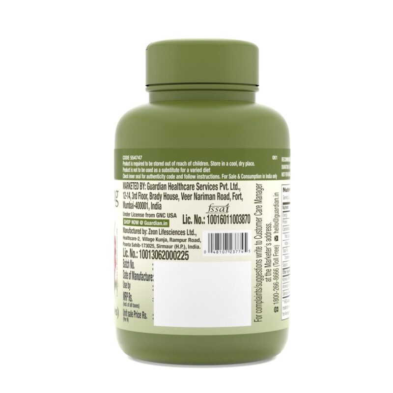 GNC Herbal Plus Triple Ginseng with Korean, American & Siberian Ginseng | 60 Capsules | 700mg | Enhances Immunity | Boosts Strength & Stamina | Improves Alertness & Concentration | Formulated in USA - Image 3