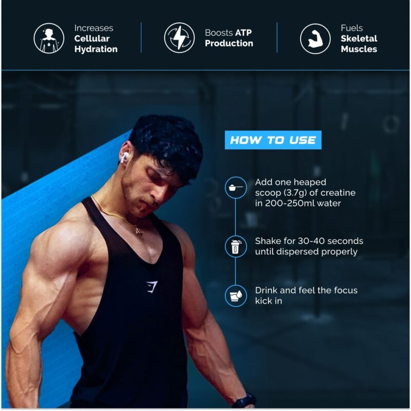 Wellcore - Pure Micronised Creatine Monohydrate Powder | Tropical Tango (307g, 83 Servings) | Rapid Absorption | Enhanced Muscle Strength & Power | Fast Recovery | Increased Muscle Mass - Image 4