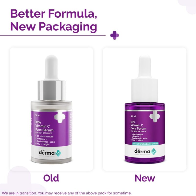 The Derma Co 10% Vitamin C Face Serum with 5% Niacinamide & Hyaluronic Acid | Fades Dark Spots | Reduces Pigmentation | Boosts Collagen | For Glowing Skin | For Oily Skin | Suitable For All Skin Types | 30 ml - Image 10