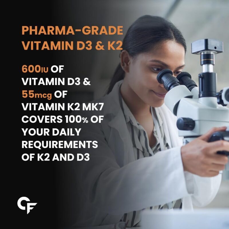 Carbamide Forte Vitamin D3 K2 | Vitamin D3 K2 Supplement for Bone & Heart Health | Vitamin D tablets with Vitamin K2 MK7 | Premium Vitamin D3 supplement with K2 for Wellness -120 Veg Tablets - Image 6