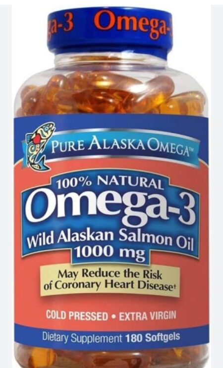 Dcom Pure Alaska Omega-3 Wild Alaskan Salmon Oil 1000mg Softgels