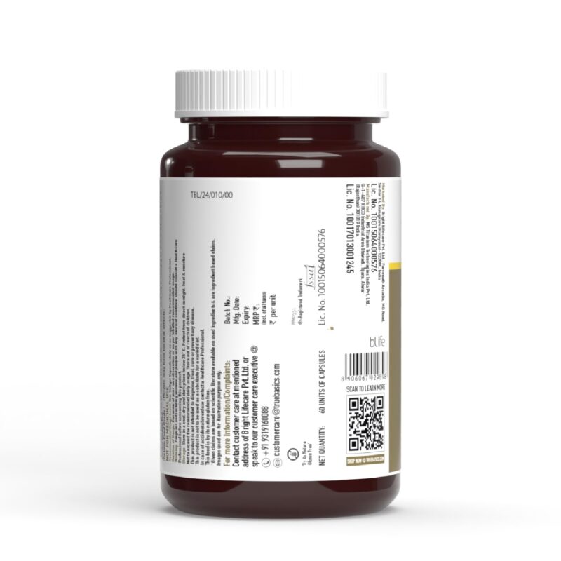TrueBasics Omega 3 Fish Oil (60 Capsules) | Triple Strength with 1150mg Omega, 525mg EPA & 375mg DHA | For Healthy Heart, Eyes & Joints, 60 grams - Image 8