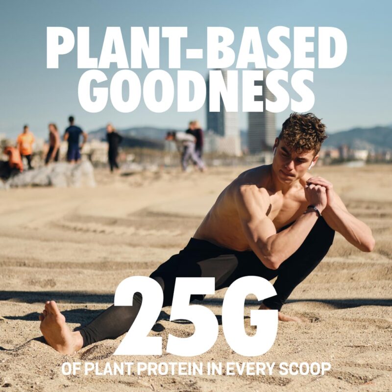 Sparkfusion Vegan Plant Protein Powder Organic Isolated Pea &; Brown Rice Protein 25 gm Protein Easy To Digest Triple|Chocolate Flavour 1 kg - Image 5