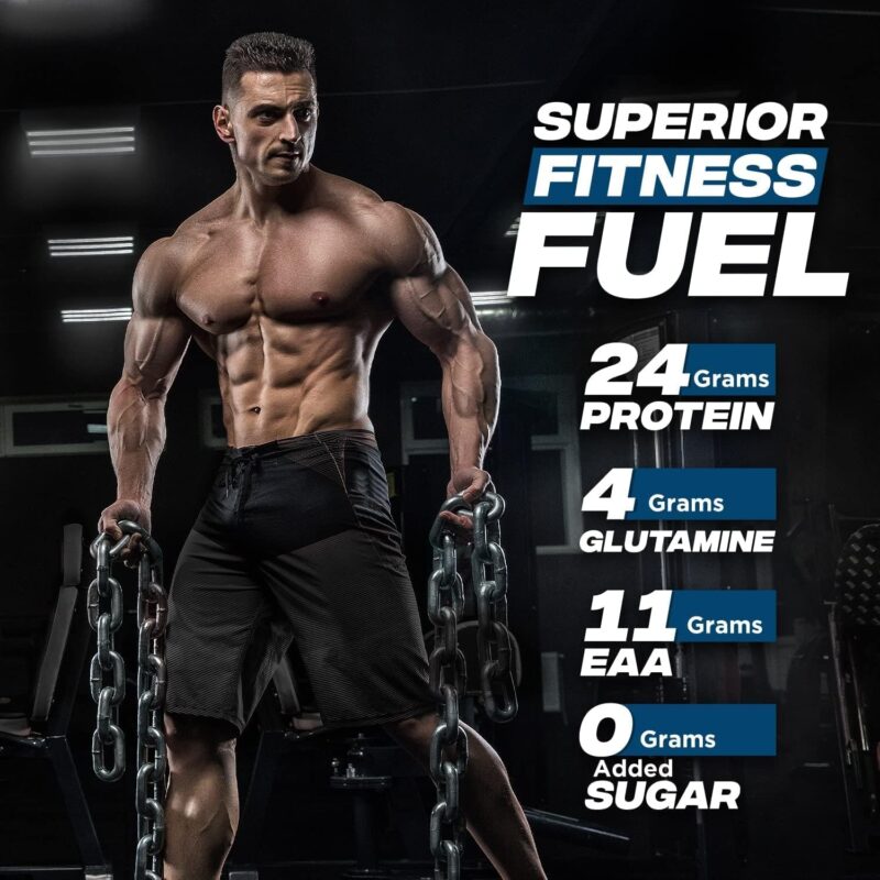 Bigmuscles Nutrition Essential Whey Protein [1Kg,Double Rich Chocolate] |24g Protein per serving with Digestive Enzymes, Vitamin & Minerals, No Added Sugar | Improved Strength,Muscle Building - Image 4