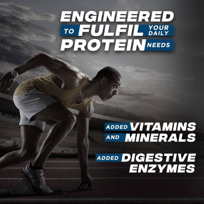 Bigmuscles Nutrition Essential Whey Protein [1Kg,Double Rich Chocolate] |24g Protein per serving with Digestive Enzymes, Vitamin & Minerals, No Added Sugar | Improved Strength,Muscle Building - Image 3