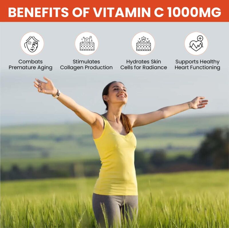 Vlado's Himalayan Organics Vitamin C Tablets from Natural Fruits | Immnunity, Antioxidant & Skin Care | 120 Veg Tablets - Image 5