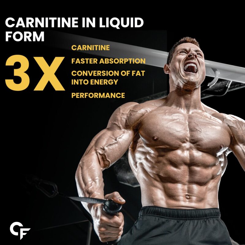 Carbamide Forte L Carnitine Liquid 3300mg | L-Carnitine Supplement For Men & Women | Liquid L Carnitine Pre Workout, Intra Workout & Post Workout Supplement With 3300 mg Per Serving With Added Vitamins | L’Carnitine Mango Flavour With 30 Servings - 450ml - Image 8