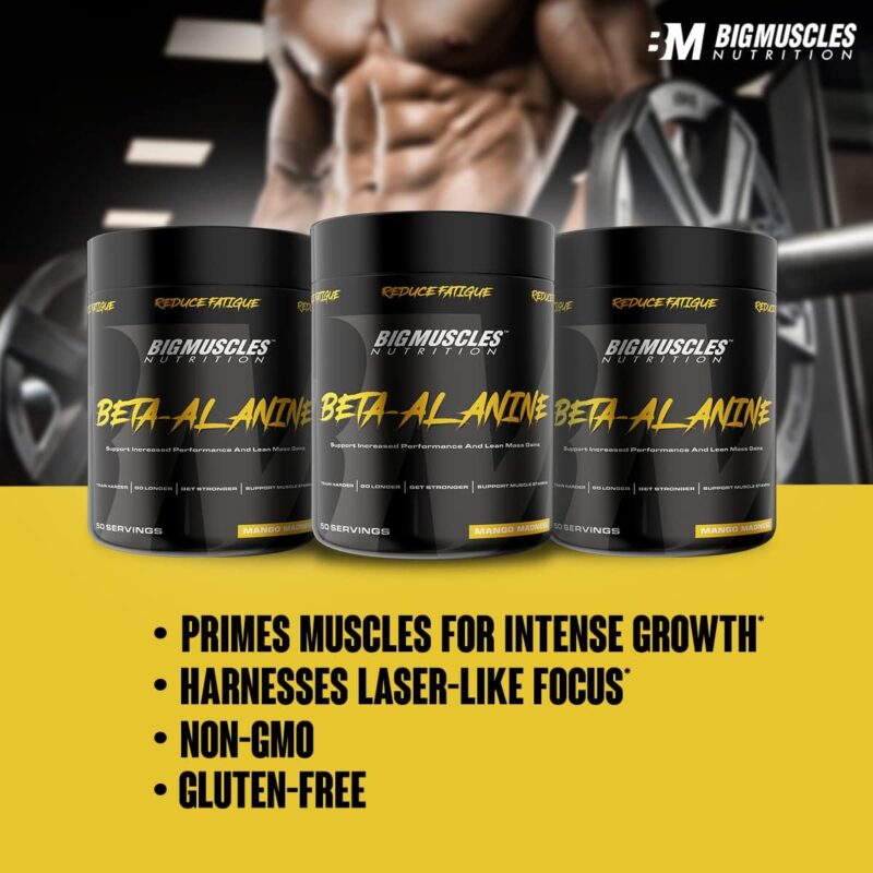 Bigmuscles Nutrition Beta-Alanine Powder [50 Servings, Sex On The Beach] | Supports Increased Performance, Lean Mass Gains, Workout Capacity, Strength & Endurance - Image 3