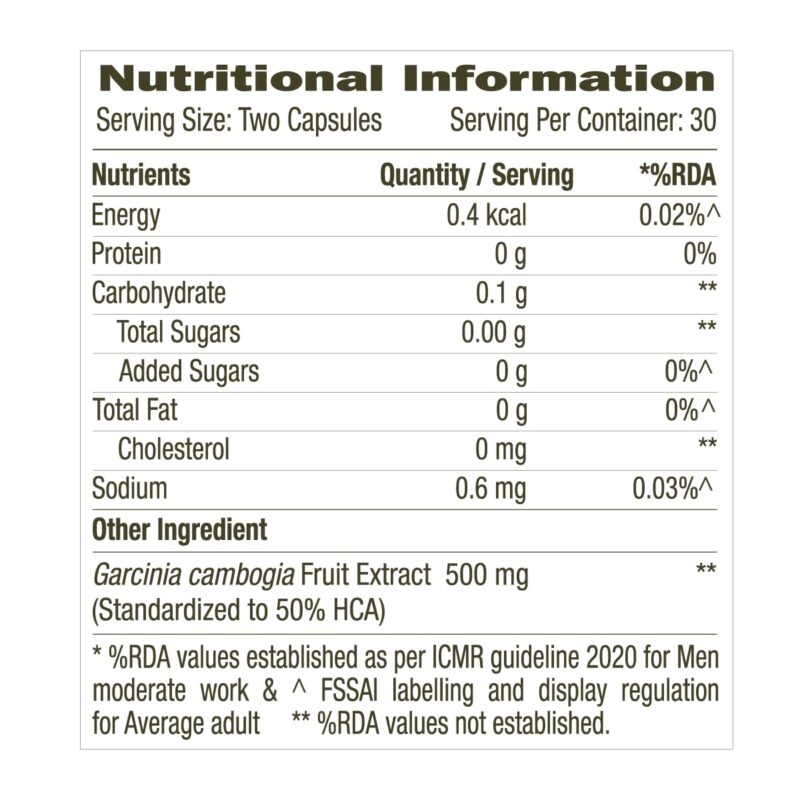 GNC Herbal Plus Garcinia Cambogia | 60 Capsules | Aids in Weight Loss | Controls Hunger Pangs | Helps Reduce Bad Fats | Improves Serotonin Level | Formulated in USA | 500mg Per Serving - Image 4