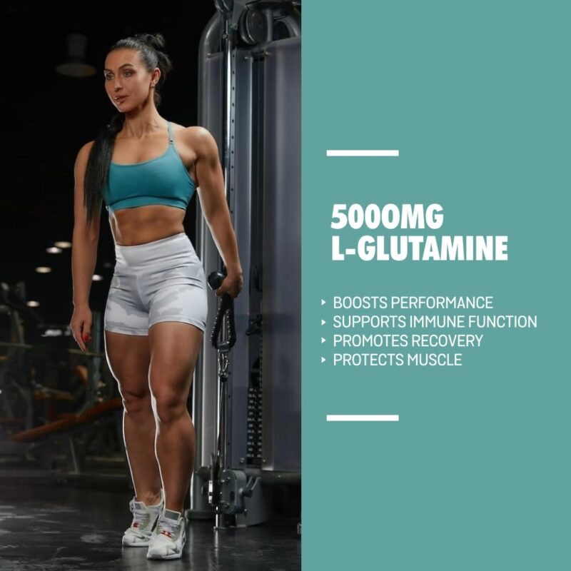Sparkfusion L-Glutamine Powder 5000 mg (250 GM,50 Servings) For Speeds Up Post Workout Recovery Supplement | Enhanced Pumps,Digestive Health - Tested & Trusted, No Artificial Filler - Unflavored - Image 6