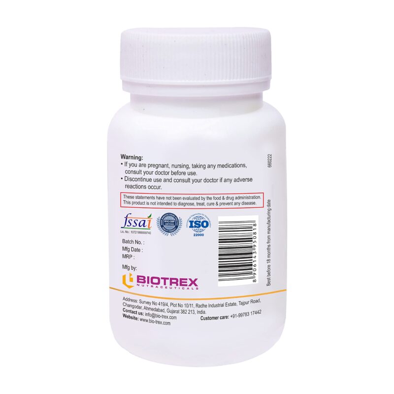Biotrex Nutraceuticals Thiamin (Vitamin B1) - 60 Veg Capsules - Image 6