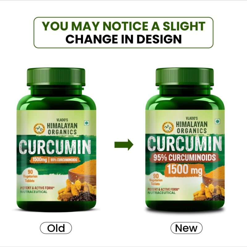 Vlado's Himalayan Organics Curcumin With Biopiperine 1500mg Tablets With 95% Curcuminoids Supplements - With Blackpepper, Turmeric, Ginger I Helps Reduce Inflammation and Pain | Antioxidant & Anti-inflammatory I Advanced Absorption - Daily Joint and Immun - Image 8