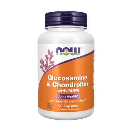 Now Foods Glucosamine and Chondroitin with MSM Joint Health Capsules - 90 Count