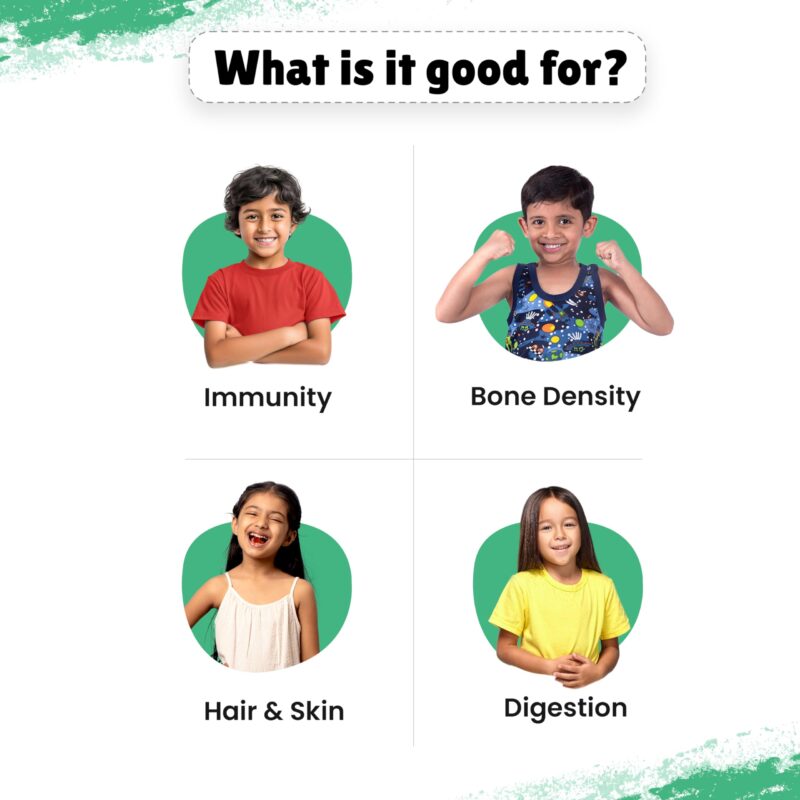 Little Joys Multivitamin Gummies | 7-12 Years |With 11 Vitamins & Minerals | 30 Day pack | Improves Immunity, Bone health & Antibody Production | No Added Sugar | Strawberry Flavour - Image 8