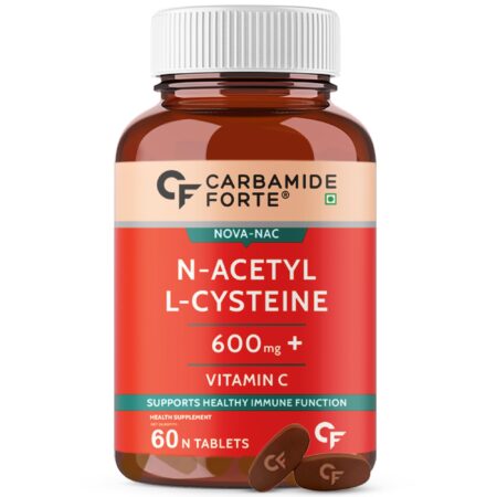 Carbamide Forte N-Acetyl, L-Cysteine 600mg (NAC) - 60 capsules, 1 count